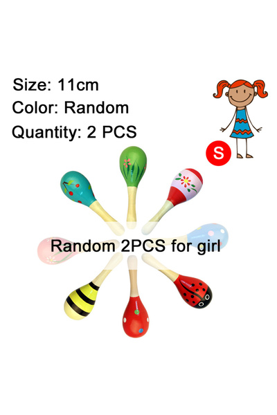 Choice1 2pcs S for girls Infants Children Early Education Toys Wooden Small S...