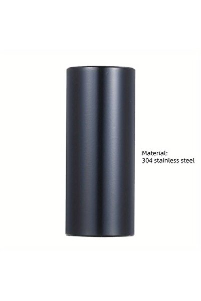 choice2 black 1Pc 60MM Guitar Slide Bar Stainless Steel Metal/Acrylic Finger ...