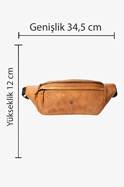 Getto Deri Genuine Leather Tudor Waist Bag