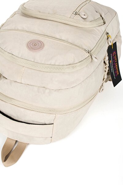 citycenterfashion Unisex Crinkle σχολικό σακίδιο πλάτης Γυμνασίου Γυμνασίου Αδιάβροχο ύφασμα με τσέπη για φορητό υπολογιστή cty-lbn-201