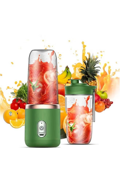 Primo Plus Portable blender, juicer blender juice cup fruit blender portable fruit cup Green