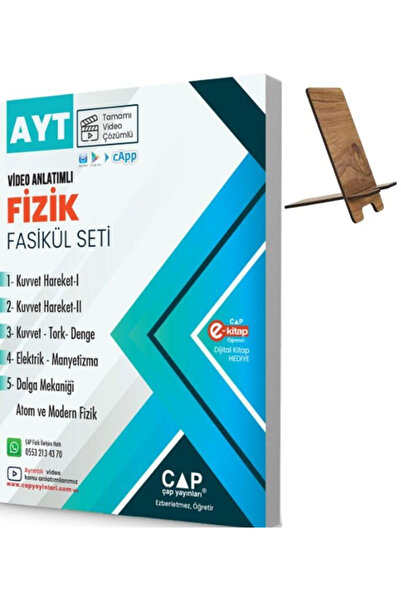 Çap Yayınları Çap Ayt Fizik Video Anlatımlı Fasikül Seti 2025