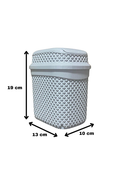 Aslan Multi-Purpose Organizer Box with Lid 2 Liters – Drop Pattern Swinging L...