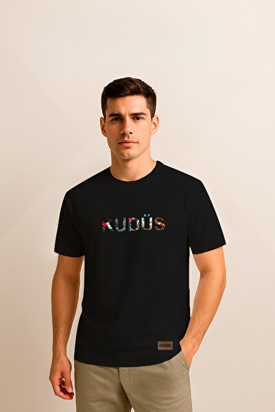 HUBERYWEAR Tricou cu imprimeu Gaza Support Jerusalem Written pentru bărbați –...