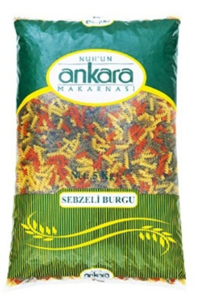 Nuh'un Ankara Sebzeli Burgu Makarna 5 Kg