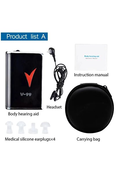 Choice أجهزة سمع ذكية Z3-082 للصمم وفقدان السمع، مكبرات صوت جيبية، مكسب صوت 5...