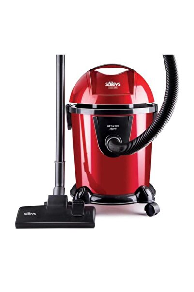 Stilevs Uzay Islak-Kuru Süpürge Kırmızı-Siyah