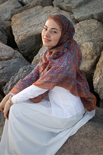 Store Üsküp Desen Hint İpeği Şal & Fular