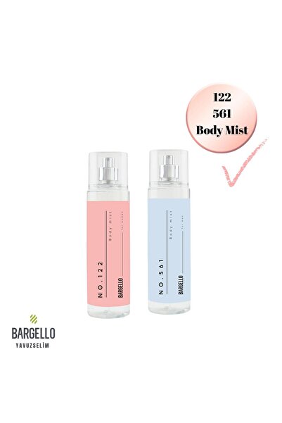 Bargello No.122 Kadın 210 ml Body Mist + No.561 Erkek 210 ml Body Mist BGY