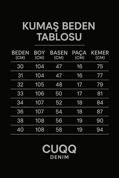 Cuqq Denim Erkek Lacivert Renk İtalyan Kesim Esnek Likralı Kumaş Pantolon