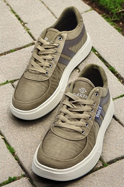 ISPARTALILAR 032 Orthopedic Sole Daily Men's Linen Sports Shoes Men's Sports Shoes