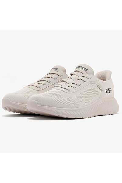 SKECHERS Bobs Squad Chaos Solıd Step Slip-İns 118312 Erkek Spor Ayakkabı BEJ