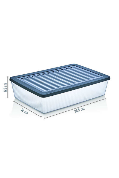 VİGENTİNO 3’Lü Set Buzdolabı Organizer Mikrodalga ve Difrize Uygun Saklama Kabı 3 X 2400 ml.
