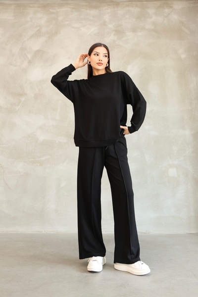 PONÇİK modal oyso kumaş eşofman takımı oversize rahat kalıp 24588