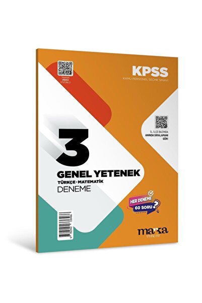 Marka Yayınları 2026 Kpss Genel Kültür Genel Yetenek 3x120 Deneme Sınav Seti Tamamı Video Çözümlü