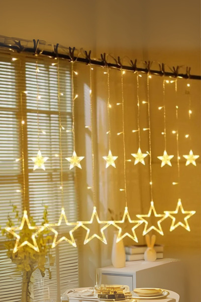 Muchmy سلسلة أضواء خرافية LED مكونة من 12 نجمة لتزيين الغرفة بشكل مذهل