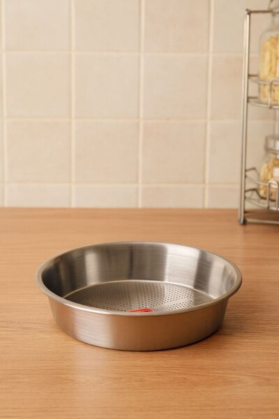 Metler Paslanmaz Çelik Delikli Leğen & Süzek 36x10 cm | Dayanıklı, Hijyenik, ...