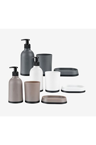 RootRise طقم حمام، موزع الصابون، موزع الصابون السائل، حامل فرشاة الأسنان