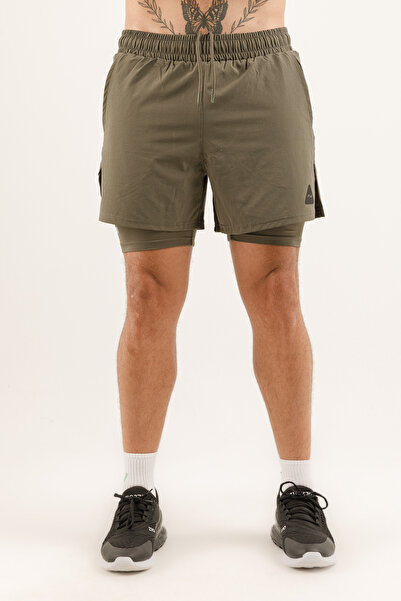 PAW Pivot Athletic Wears PAW APEX Erkek Running Hızlı Kuruma Antreman Fitness Spor Taytlı Şort