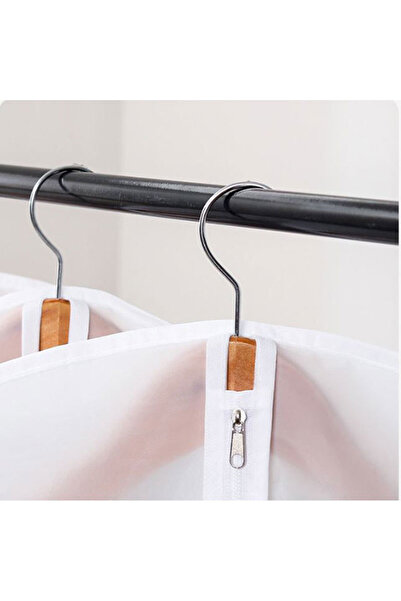 Muchmy 4 Pieces Clothes Coat Dust Proof Covers Multi Size Laundry Storage Hanging Cover Set