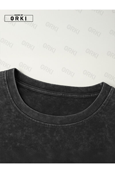 EFFRENATU Power Fit - Oversized Black Tie-Dye T-Shirt & Black Pants Tracksuit Set