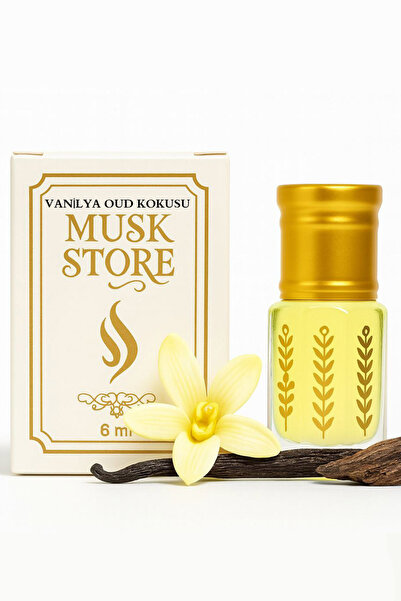 MUSK STORE Vanilya Oud Kokusu Unisex Parfüm Esans 6ml Tatlı, Sıcak, Odunsu Ve...