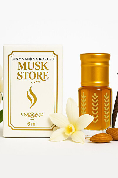 MUSK STORE Sexy Vanilya Kokusu Parfüm Esansı Alkol Içermeyen 6 ml Unisex