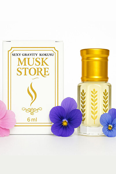 MUSK STORE SEXY GRAVİTY KOKUSU Parfümü esans alkol içermeyen 6ml Kadın kokus