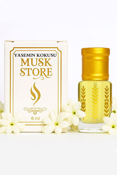 MUSK STORE Yasemin Parfümü Alkol Içermeyen Esansı 6ml Yoğun Çiçeksi,bir Koku