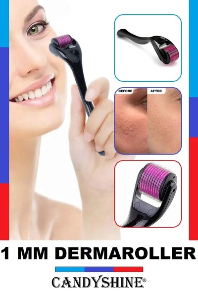 CandyShine ® 1 مم ديلوكس تيتانيوم 540 إبرة لتجديد شعر الوجه والجسم أداة ديرما...