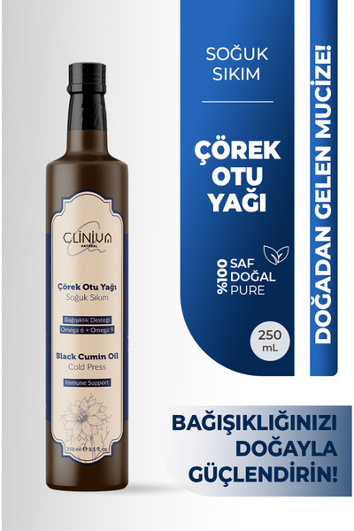 cliniva Çörek Otu Yağı ( Çörekotu ) %100 Saf Soğuk Sıkım 250ML