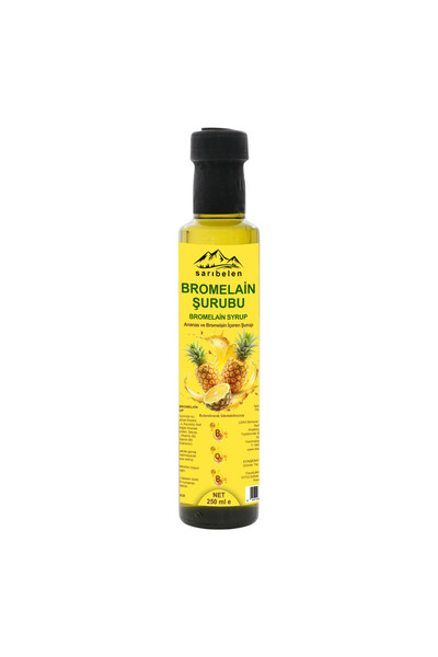 sarıbelen Bromelain Ananas İçeren Detox Şurubu 250 ml (Koenzim Q10 ve L-Karnitin İlaveli)