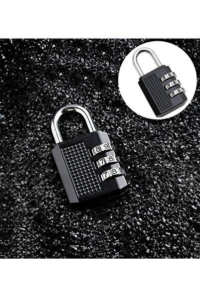 Boldy 25 мм. Кодовый замок для чемодана - Замок для дорожной сумки - Навесной...