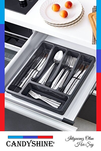 CandyShine Розширювана висувна ложка - регульований розмір і висувний ящик
