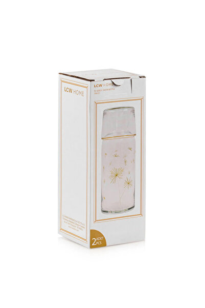 LC Waikiki Sarı Çiçek Baskılı Cam Sürahi - 700 Ml