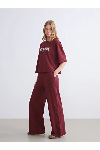 LC Waikiki Lcw youngbordo crew neck new york Printed women's pajama set