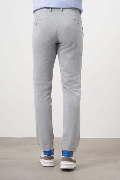 Morven Men's Gray Polyviscon Trend Drawstring Jogger Slim Fit Sports Trousers