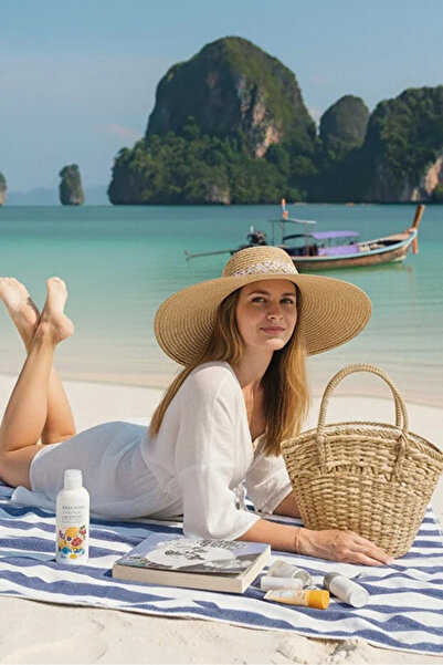 FASHION COCKTAIL Пляжна сумка з подвійними ручками, з підкладкою з пунтиру, о...