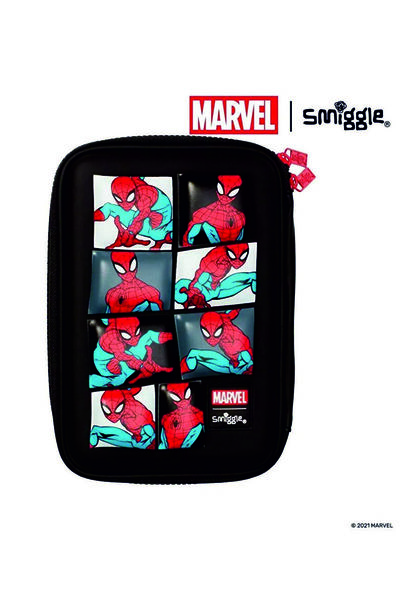SMIGGLE Original Marvel Spider Man Embossed Pencil Case