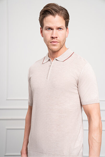 Morven Чоловічий футболка з коміром-поло, динамічний крій, зручний крій, T-Shirt