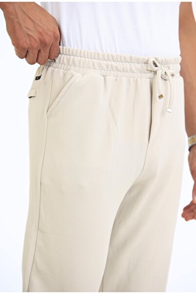 HOWWEN Premium Quality Cream Pike Jogger Men's Sweatpants Straight Leg