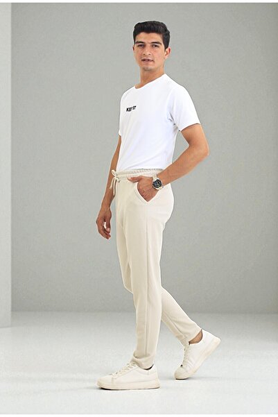 HOWWEN Men's Premium Lycra Straight Leg Jogger Sweatpants”