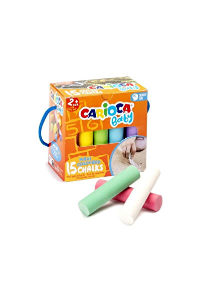 Carioca Carioca Baby Jumbo Renkli Tebeşir 7 Renk 15'li 2+ Yaş
