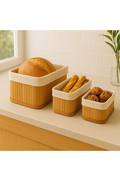 DMR 3-Piece Bamboo Basket / Multi-Purpose Bamboo Basket Set