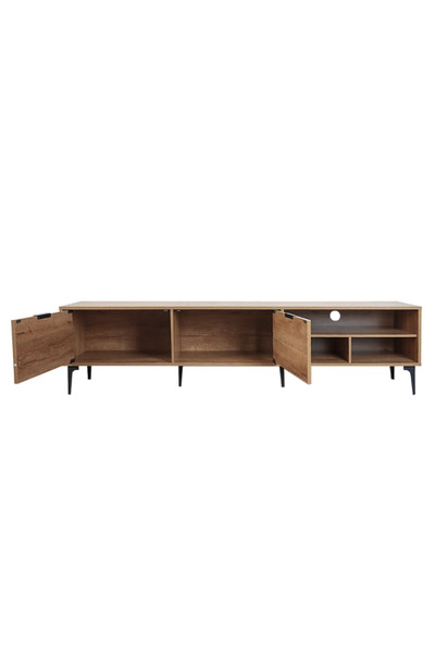 BAITY Elegant Wooden TV Table 180cm with 2 Drawers and Shelves - Malaysian Made