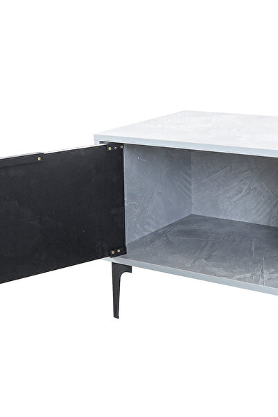 BAITY Malaysian Wood TV Table 160 cm Grey