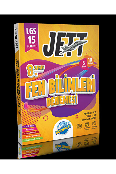 Ünlüler Karması 8. Sınıf Jett Fen Bilimleri 15 Deneme / Kollektif / Ünlüler K...