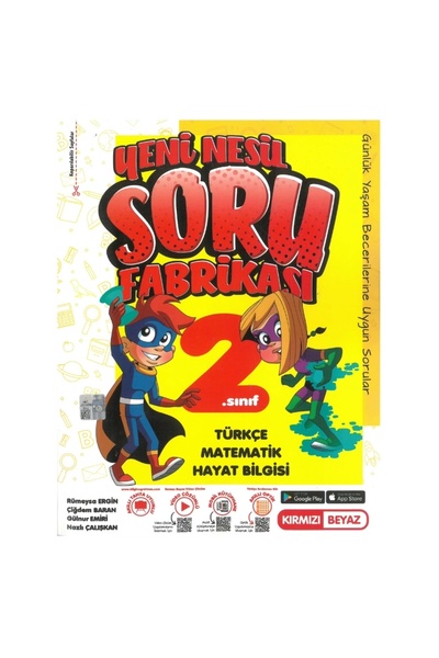 Kırmızı Beyaz Yayınları Kırmızı Beyaz 2. Sınıf Tüm Dersler Efsane Soru Fabrik...