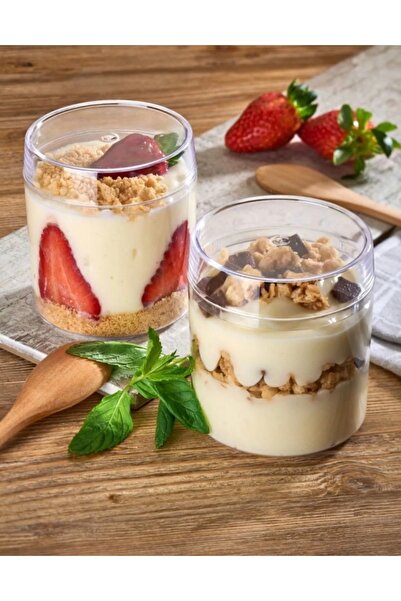 PEMA TEDARİK Magnolya Kasesi Tatlı Salata Sunum Kabı Kristal Mika Kullan At 3...