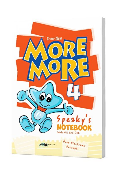 Kurmay Yayınları Kurmay Elt 2025 4. Sınıf More More Speakys Notebook İngilizce Akıllı Defter